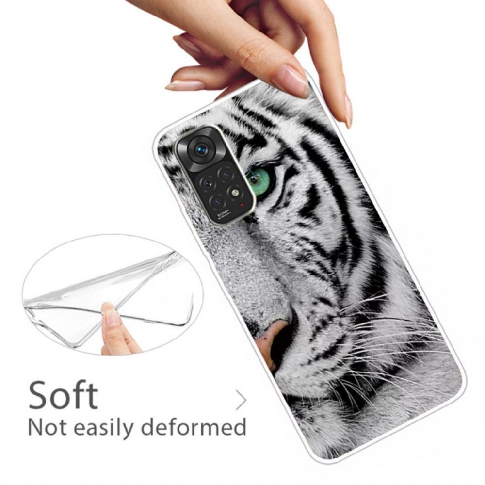 Handyhülle Für Xiaomi Redmi Note 11 / 11S Flexibler Tiger