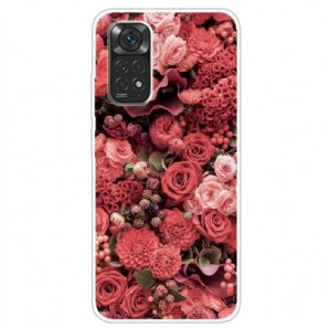 Handyhülle Für Xiaomi Redmi Note 11 / 11S Intensive Blüten