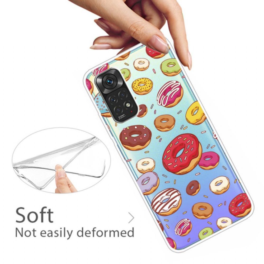 Handyhülle Für Xiaomi Redmi Note 11 / 11S Liebe Donuts