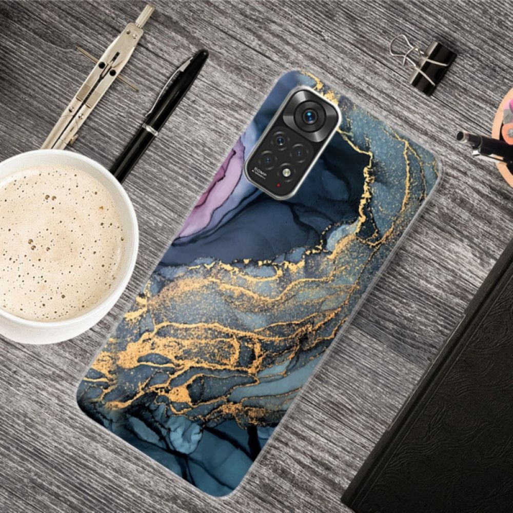 Handyhülle Für Xiaomi Redmi Note 11 / 11S Marmor Aquarell