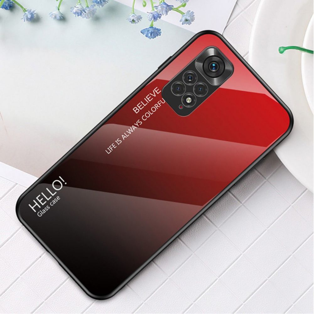 Hülle Für Xiaomi Redmi Note 11 / 11S Hallo Tempered Glass