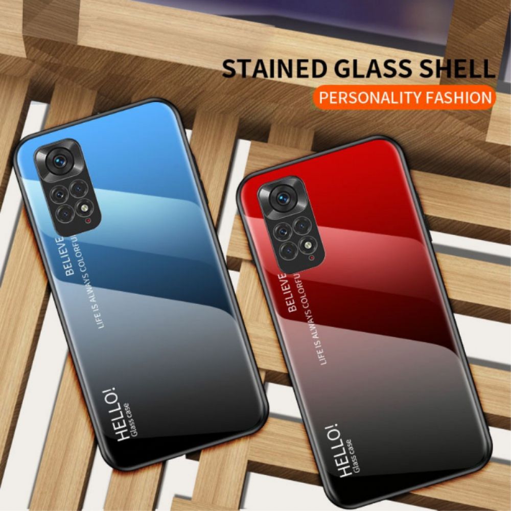 Hülle Für Xiaomi Redmi Note 11 / 11S Hallo Tempered Glass