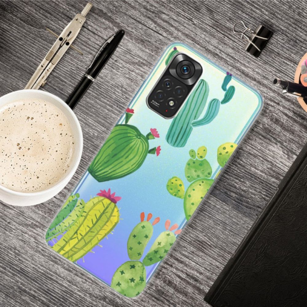 Hülle Für Xiaomi Redmi Note 11 / 11S Kaktus Aquarell