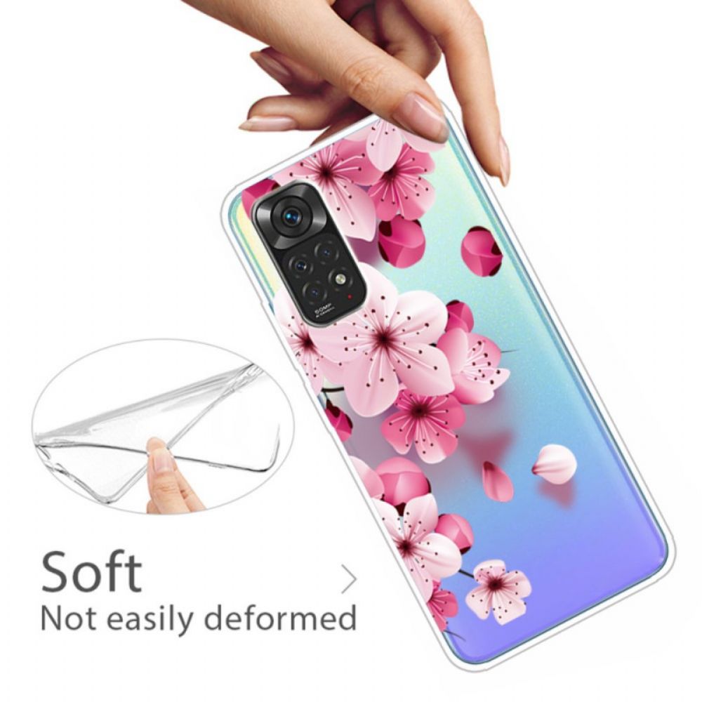 Hülle Für Xiaomi Redmi Note 11 / 11S Kleine Rosa Blüten