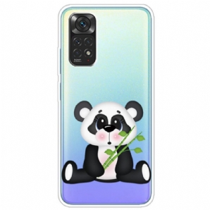 Hülle Für Xiaomi Redmi Note 11 / 11S Transparenter Trauriger Panda