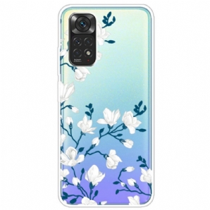 Hülle Für Xiaomi Redmi Note 11 / 11S Weiße Blumen