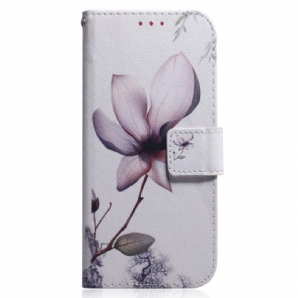 Lederhüllen Für Xiaomi Redmi Note 11 / 11S Alte Rosenblüte