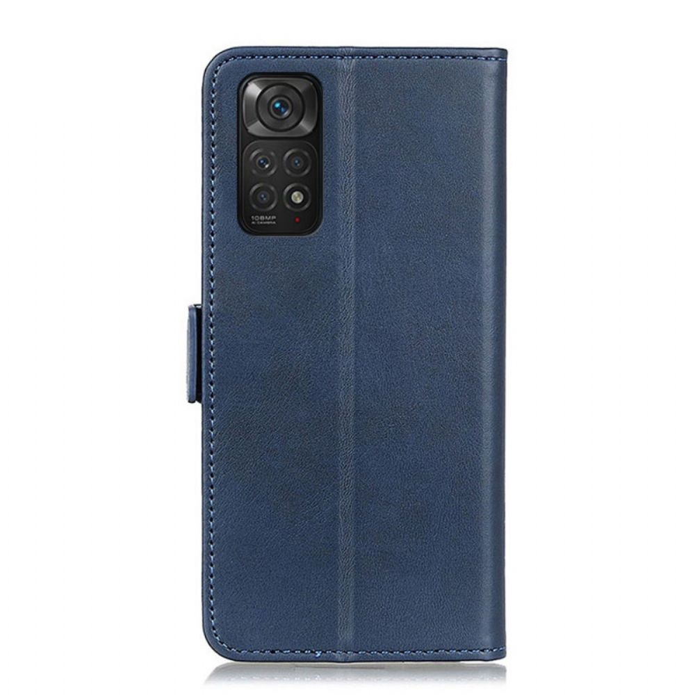 Lederhüllen Für Xiaomi Redmi Note 11 / 11S Flip Case Doppelklappe