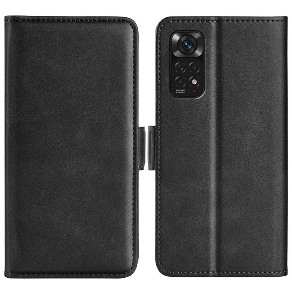 Lederhüllen Für Xiaomi Redmi Note 11 / 11S Flip Case Doppelklappe