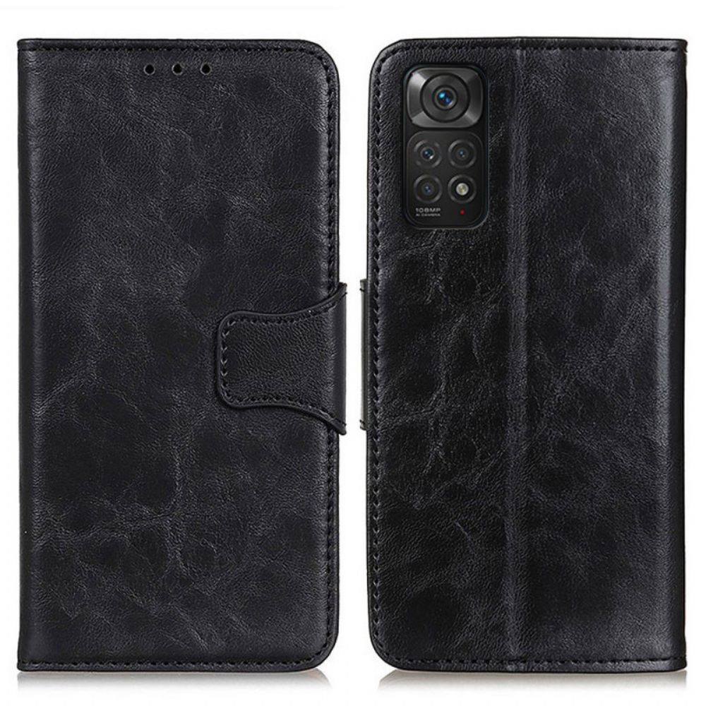 Lederhüllen Für Xiaomi Redmi Note 11 / 11S Flip Case Textur-magnetklappe