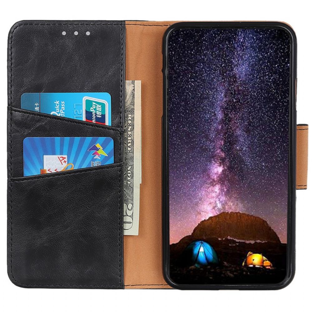 Lederhüllen Für Xiaomi Redmi Note 11 / 11S Flip Case Textur-magnetklappe