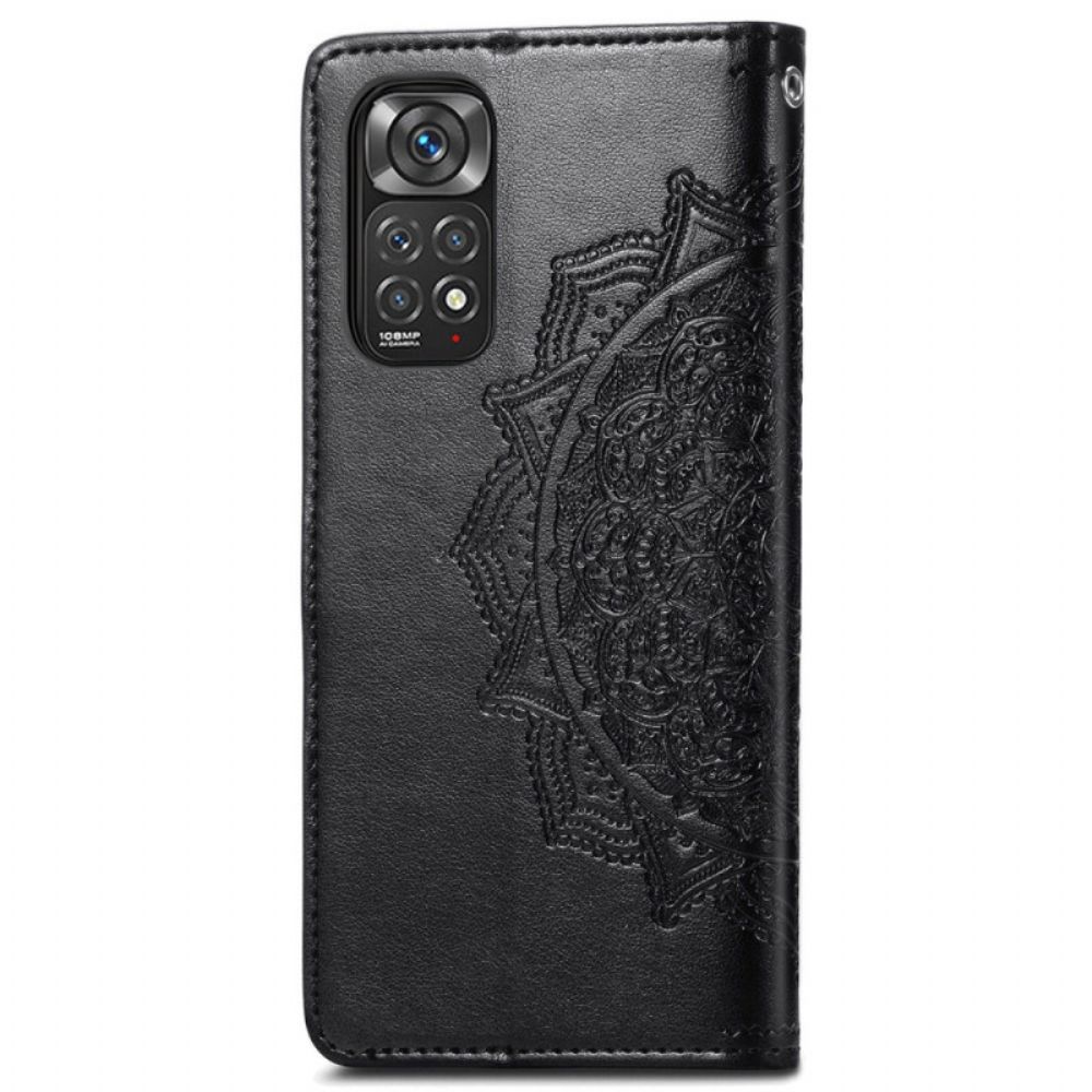 Lederhüllen Für Xiaomi Redmi Note 11 / 11S Mandala Aus Dem Mittelalter