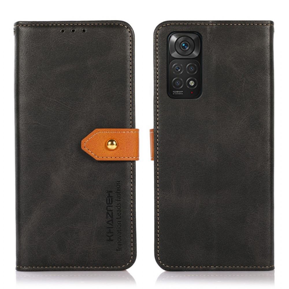 Lederhüllen Für Xiaomi Redmi Note 11 / 11S Mit Khazneh-armband