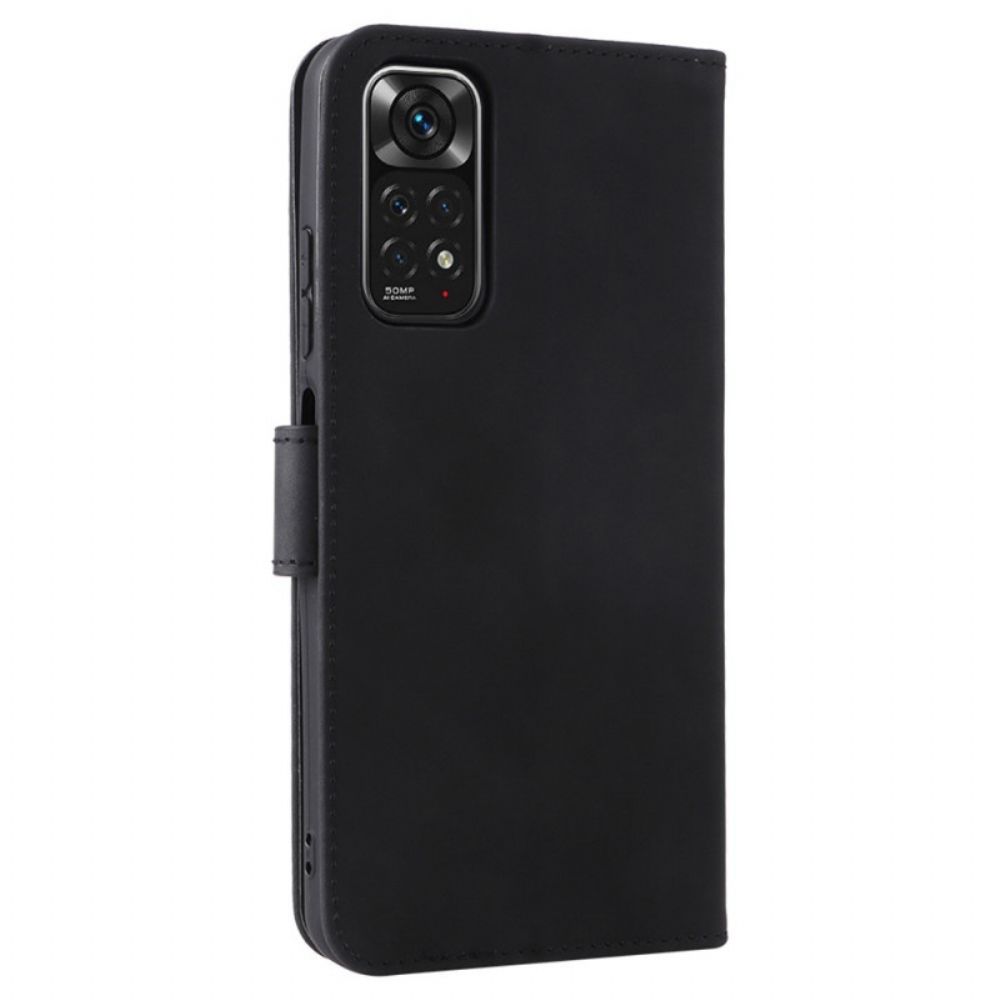 Lederhüllen Für Xiaomi Redmi Note 11 / 11S Skin-touch Mit Lanyard