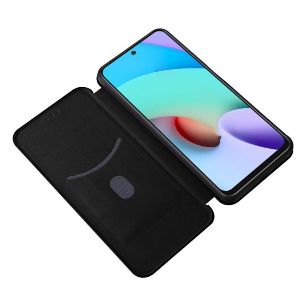 Schutzhülle Für Xiaomi Redmi Note 11 / 11S Flip Case Farbiges Carbon-silikon