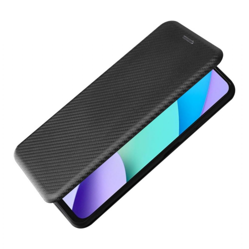 Schutzhülle Für Xiaomi Redmi Note 11 / 11S Flip Case Farbiges Carbon-silikon