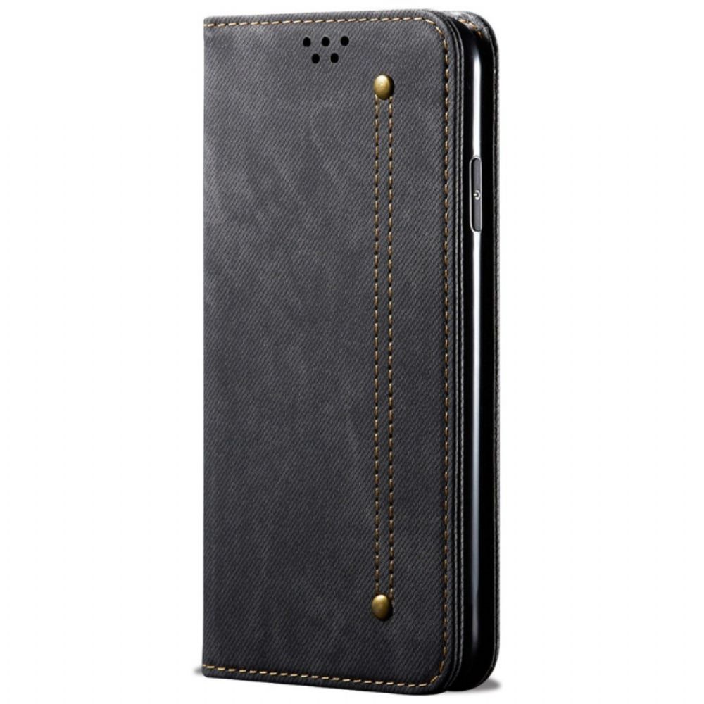 Schutzhülle Für Xiaomi Redmi Note 11 / 11S Flip Case Jeansstoff