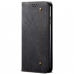 Schutzhülle Für Xiaomi Redmi Note 11 / 11S Flip Case Jeansstoff