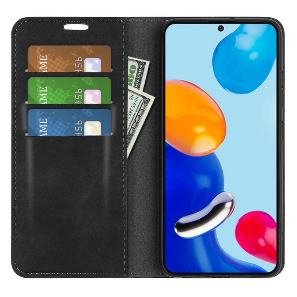 Schutzhülle Für Xiaomi Redmi Note 11 / 11S Flip Case Ledereffekt