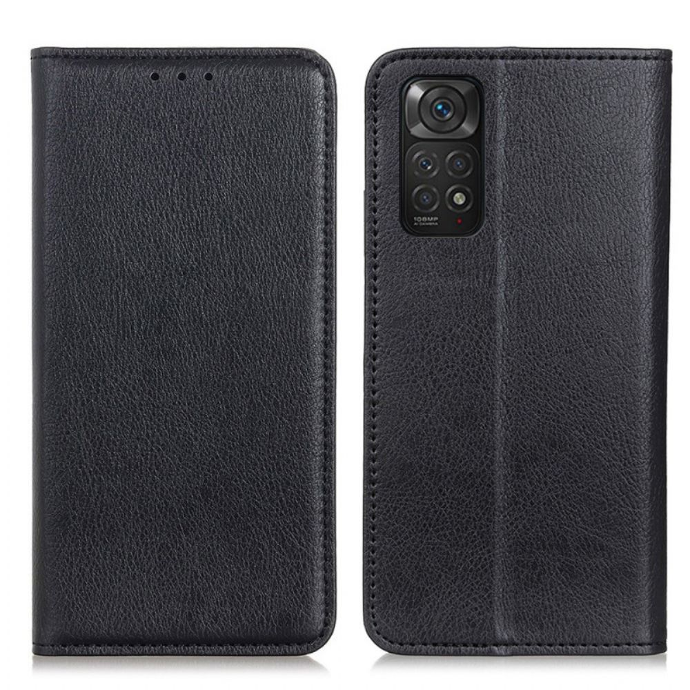 Schutzhülle Für Xiaomi Redmi Note 11 / 11S Flip Case Texturiertes Litschi-spaltleder