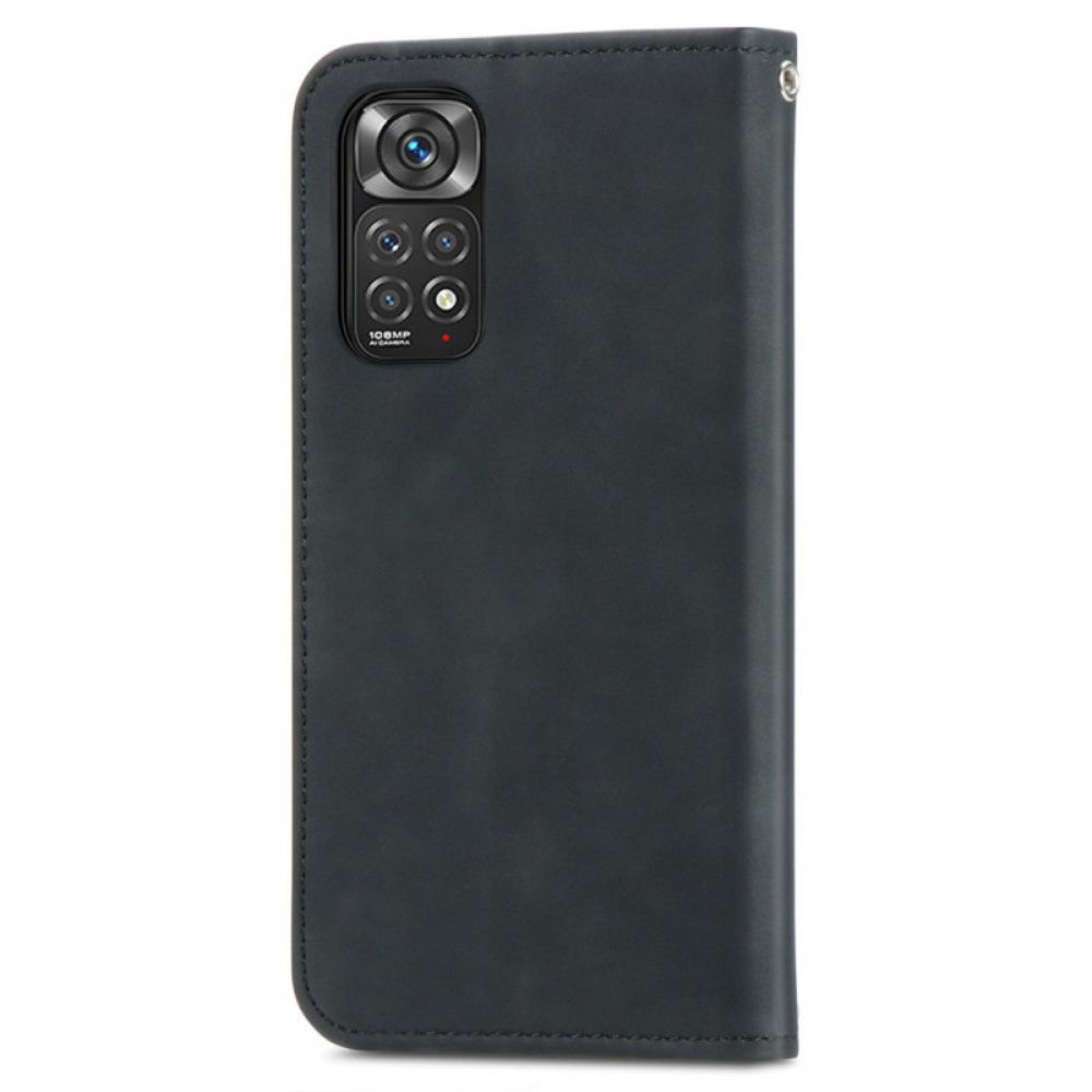 Schutzhülle Für Xiaomi Redmi Note 11 / 11S Flip Case Vintage-leder-effekt