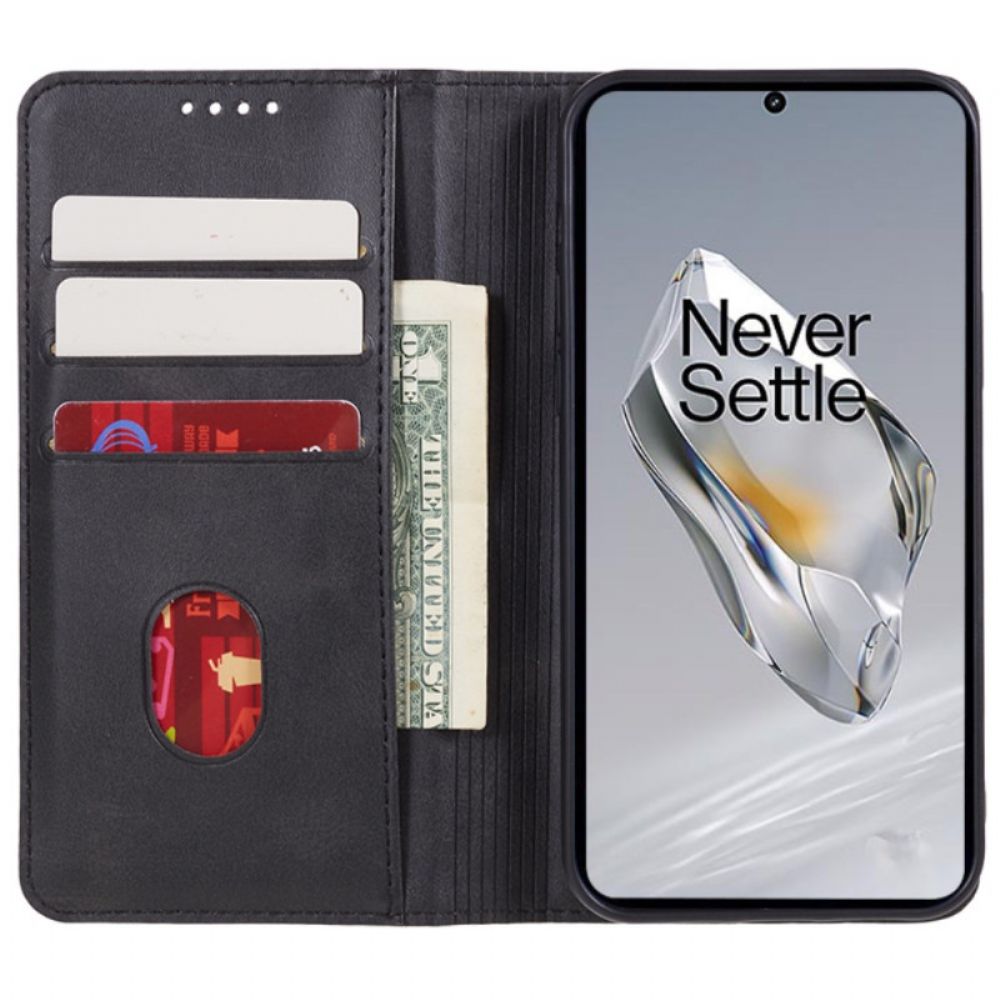 Flip Case Für Oneplus 12 5g Ledereffekt