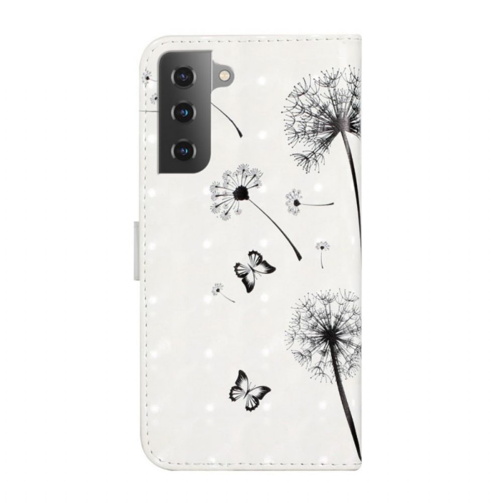 Flip Case Für Samsung Galaxy S22 Plus 5G Babyliebe Löwenzahn