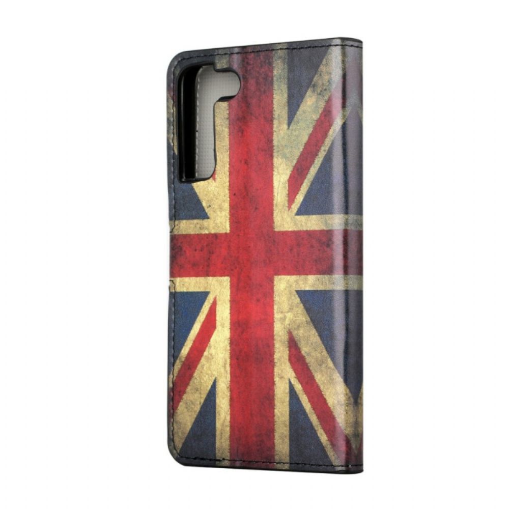 Flip Case Für Samsung Galaxy S22 Plus 5G England-flagge