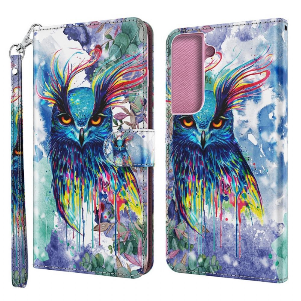 Flip Case Für Samsung Galaxy S22 Plus 5G Eule