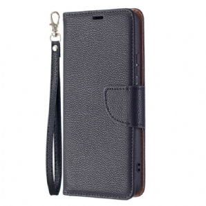 Flip Case Für Samsung Galaxy S22 Plus 5G Flip Case Litschi-klappe Schräg