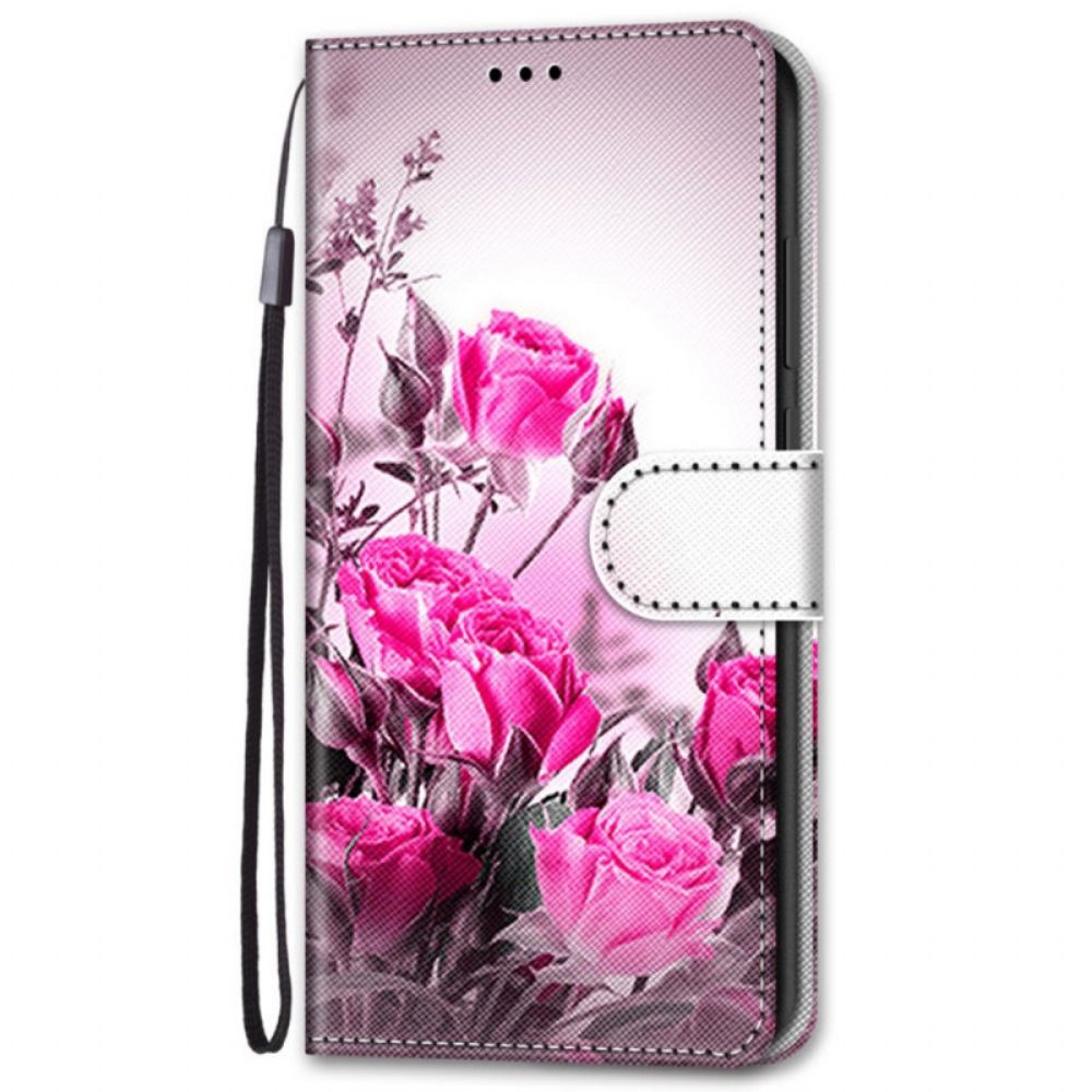 Flip Case Für Samsung Galaxy S22 Plus 5G Magische Blumen