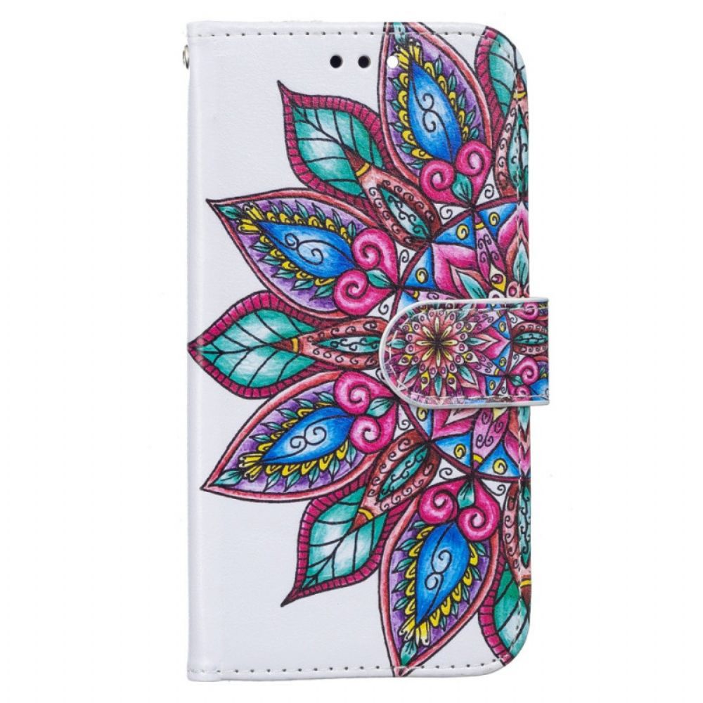 Flip Case Für Samsung Galaxy S22 Plus 5G Mandala Gezeichnet