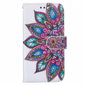 Flip Case Für Samsung Galaxy S22 Plus 5G Mandala Gezeichnet