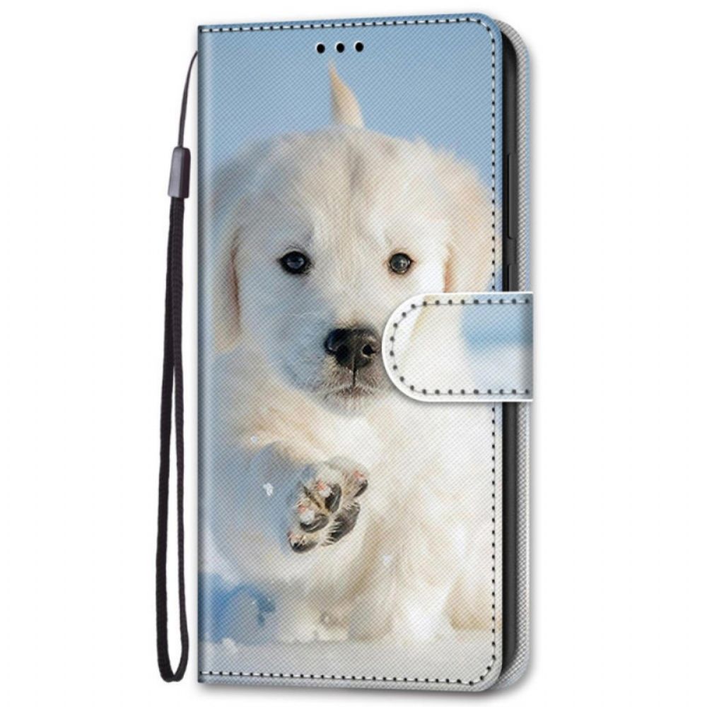 Flip Case Für Samsung Galaxy S22 Plus 5G Süßer Hund