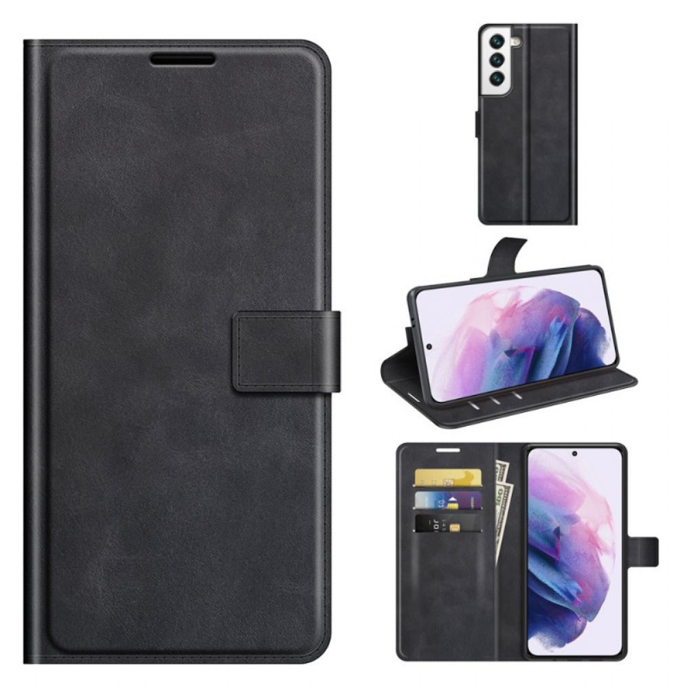 Flip Case Für Samsung Galaxy S22 Plus 5G Ultra Kunstleder