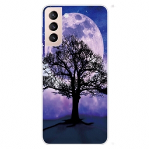 Handyhülle Für Samsung Galaxy S22 Plus 5G Baum Und Mond