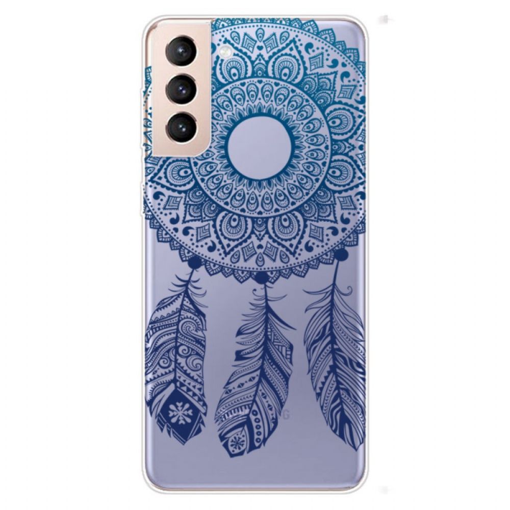 Handyhülle Für Samsung Galaxy S22 Plus 5G Einzelnes Blumen-mandala