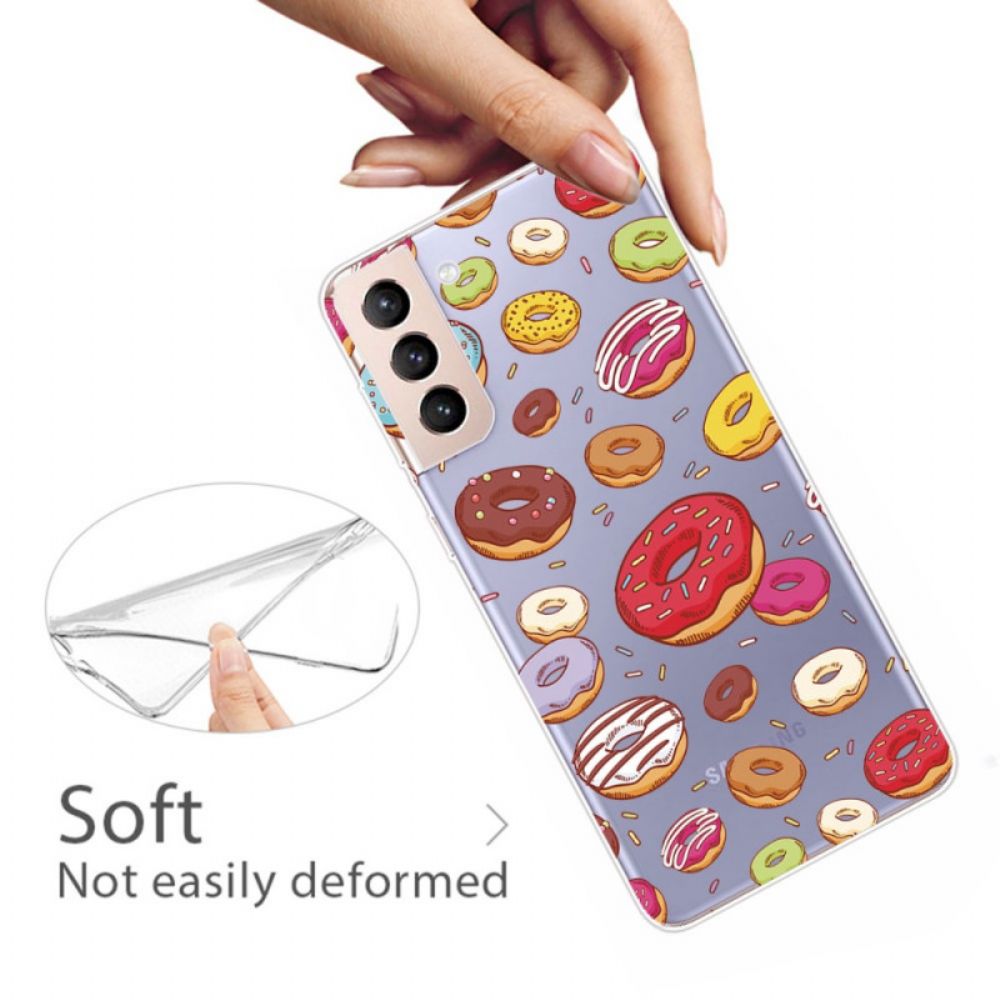 Handyhülle Für Samsung Galaxy S22 Plus 5G Liebe Donuts