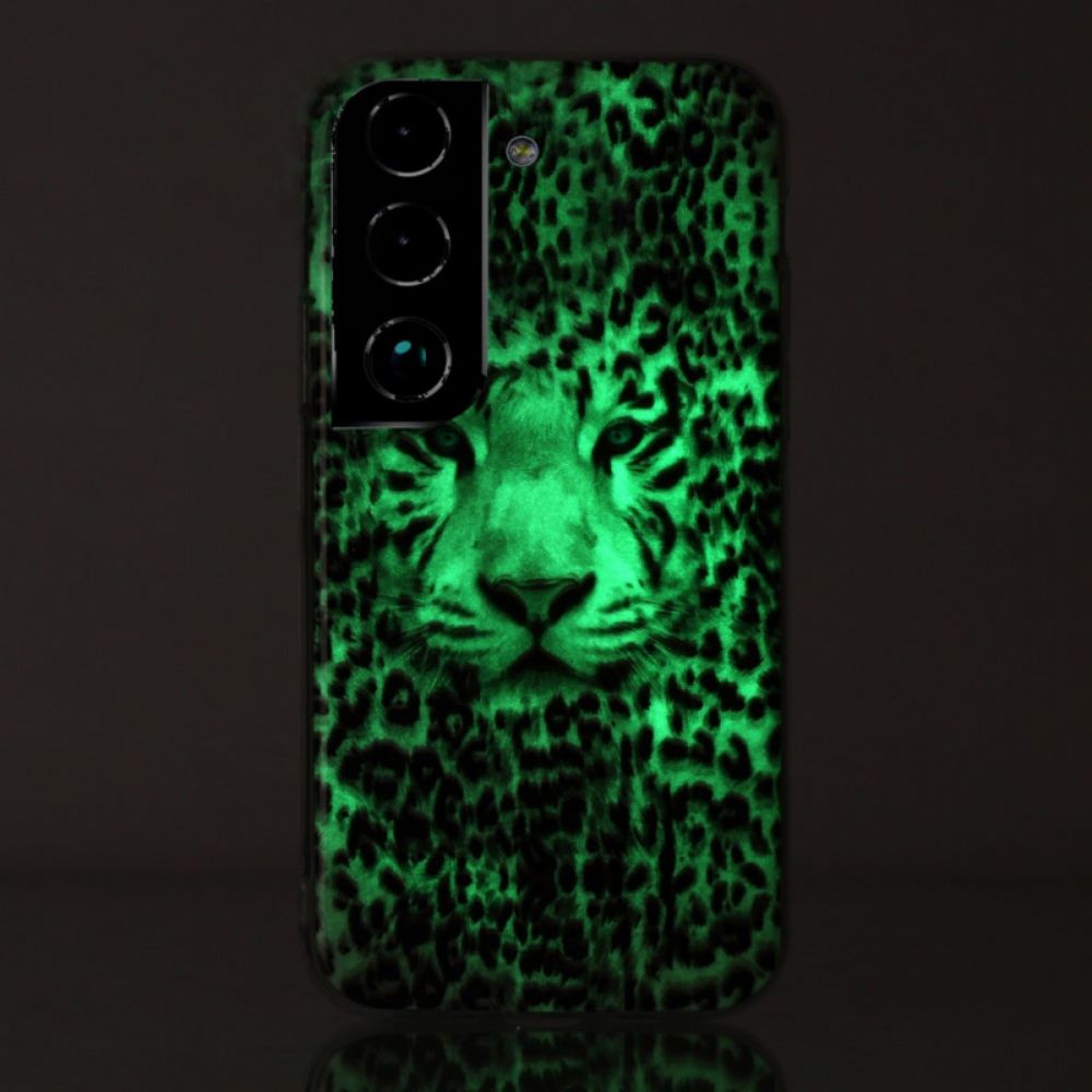 Hülle Für Samsung Galaxy S22 Plus 5G Fluoreszierender Leopard