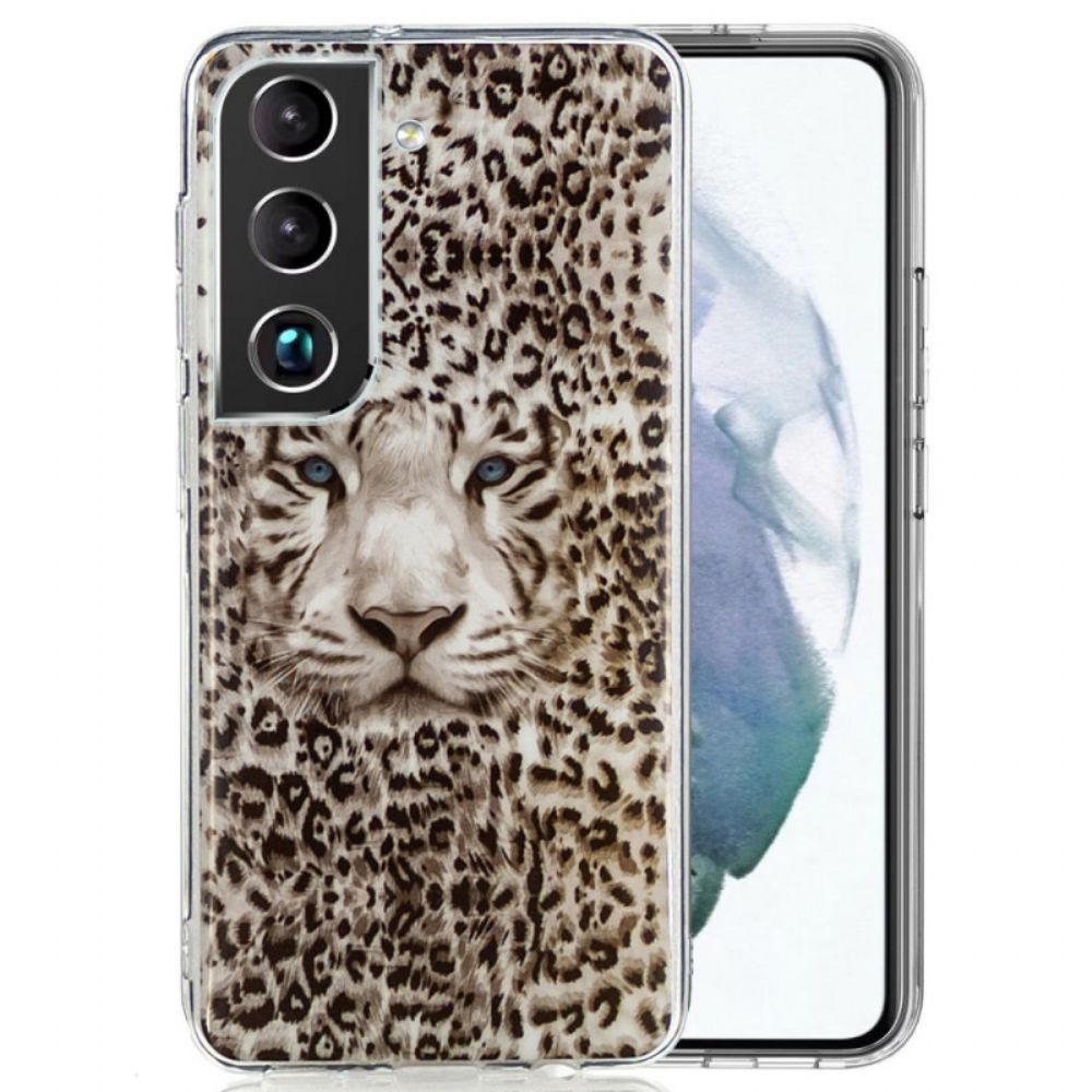 Hülle Für Samsung Galaxy S22 Plus 5G Fluoreszierender Leopard