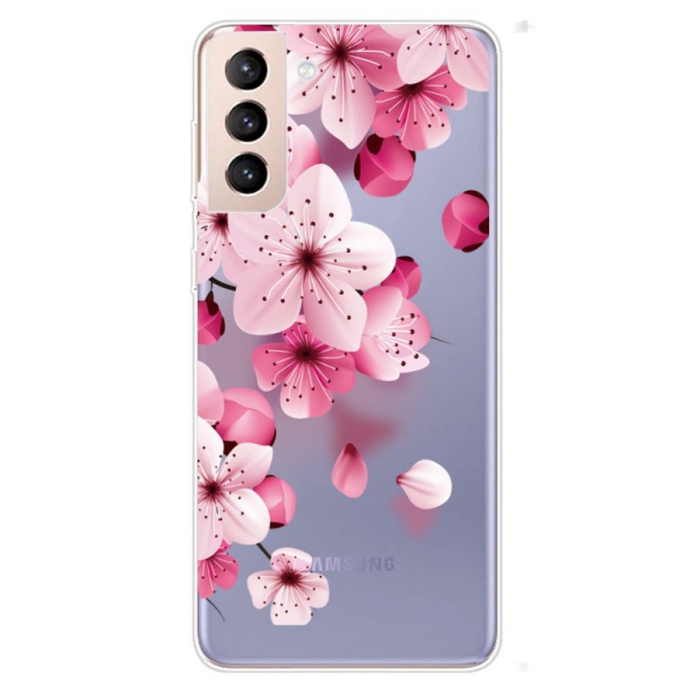 Hülle Für Samsung Galaxy S22 Plus 5G Kleine Rosa Blumen