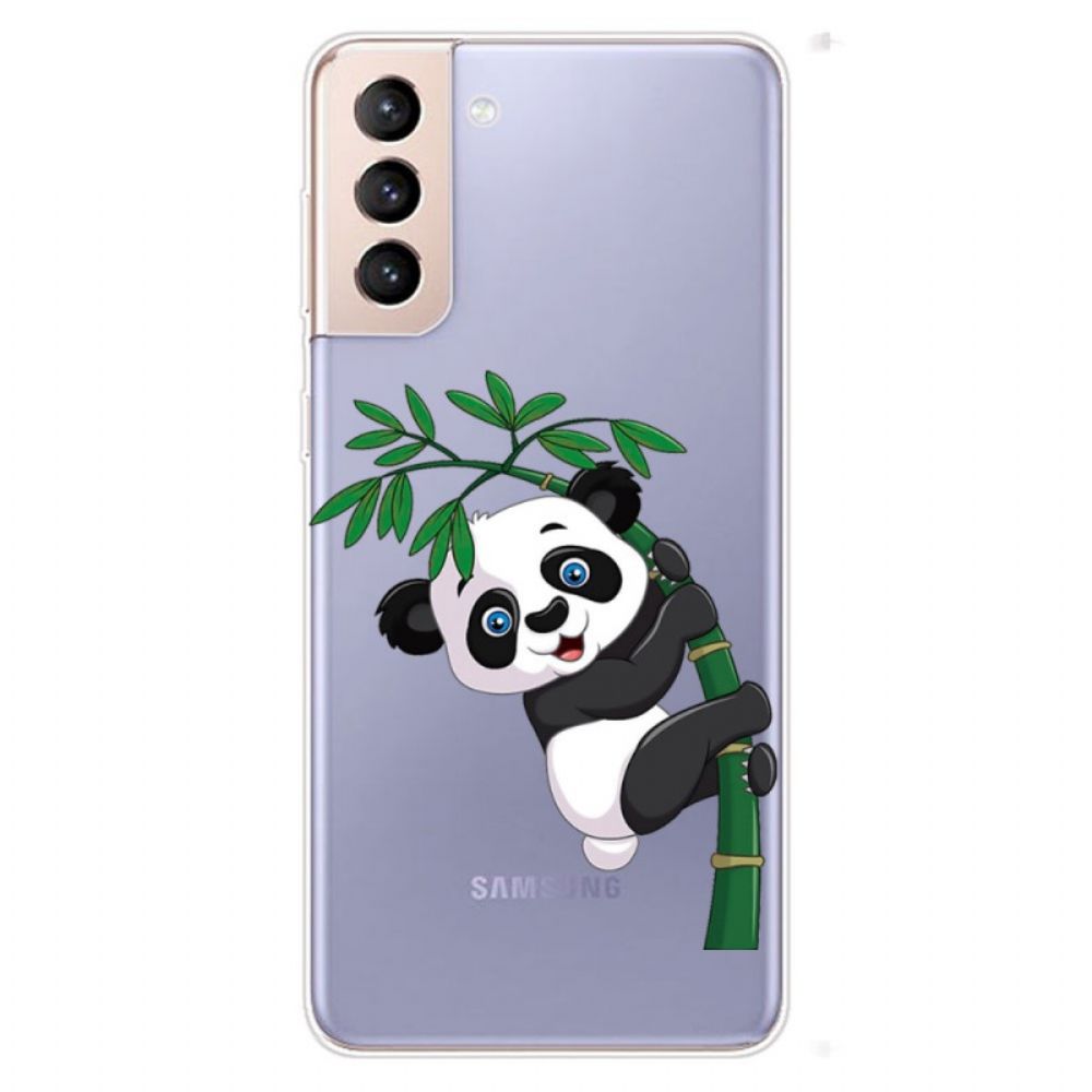 Hülle Für Samsung Galaxy S22 Plus 5G Panda Auf Bambus