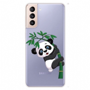 Hülle Für Samsung Galaxy S22 Plus 5G Panda Auf Bambus