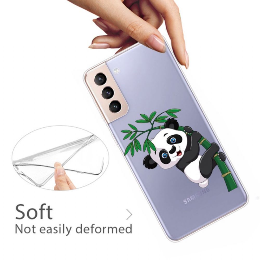 Hülle Für Samsung Galaxy S22 Plus 5G Panda Auf Bambus