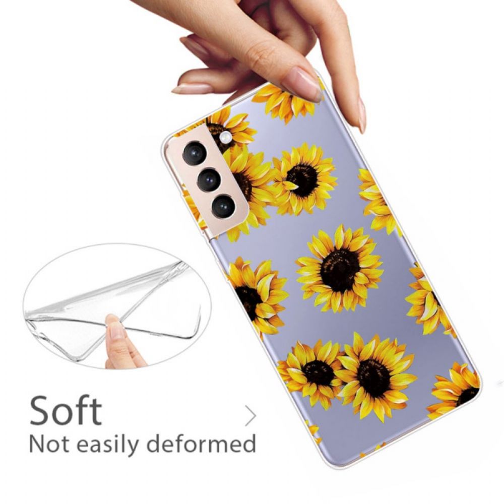 Hülle Für Samsung Galaxy S22 Plus 5G Sonnenblumen