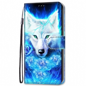 Lederhüllen Für Samsung Galaxy S22 Plus 5G Magischer Wolf