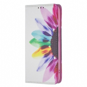 Schutzhülle Für Samsung Galaxy S22 Plus 5G Flip Case Aquarell Blume