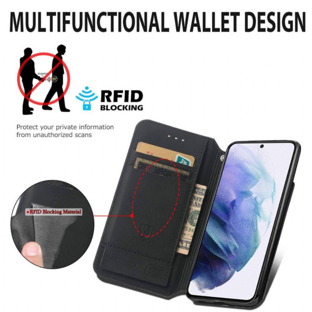 Schutzhülle Für Samsung Galaxy S22 Plus 5G Flip Case Caseneo Rfid-design