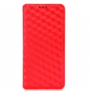 Schutzhülle Für Samsung Galaxy S22 Plus 5G Flip Case Diamant-leder-effekt