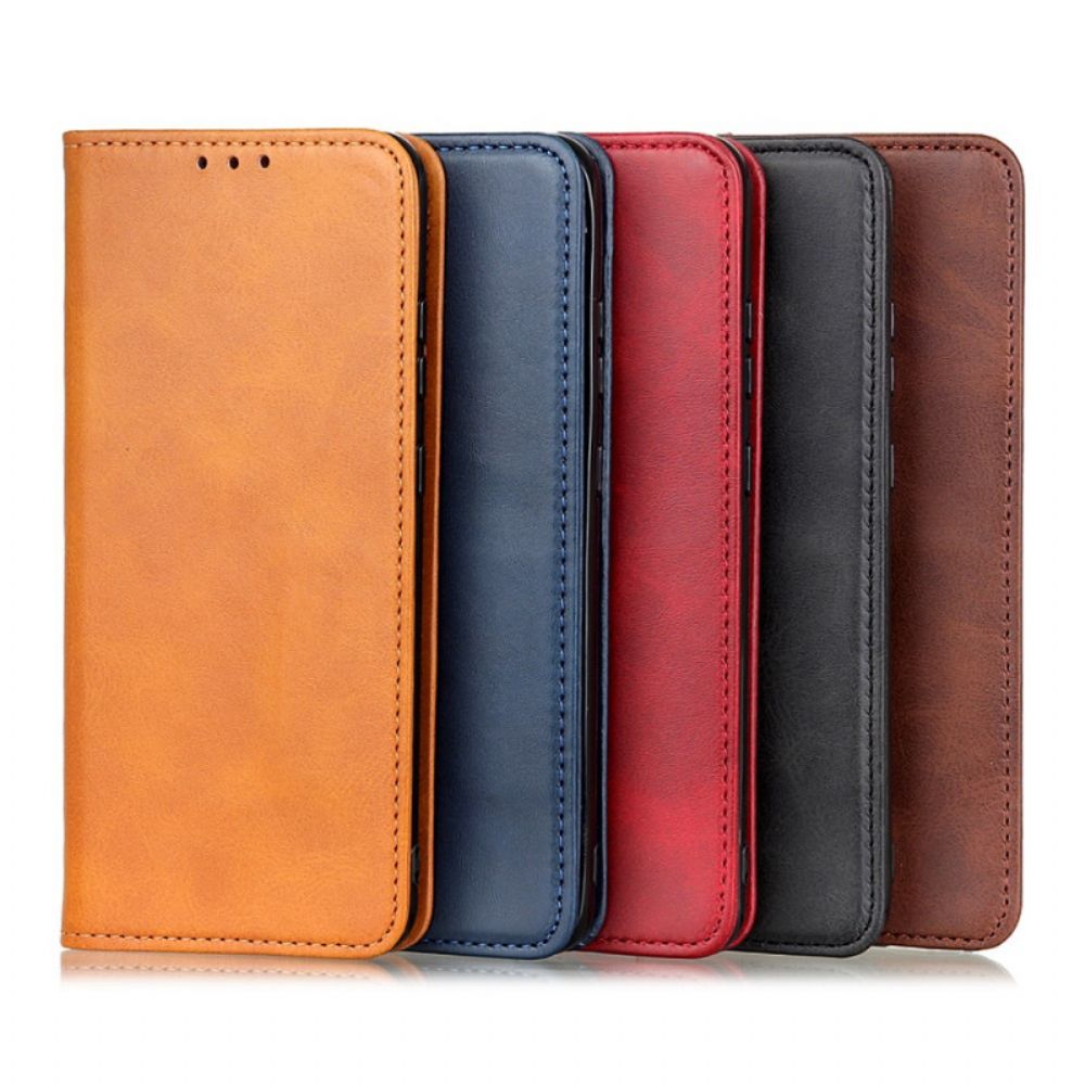 Schutzhülle Für Samsung Galaxy S22 Plus 5G Flip Case Elegance Spaltleder